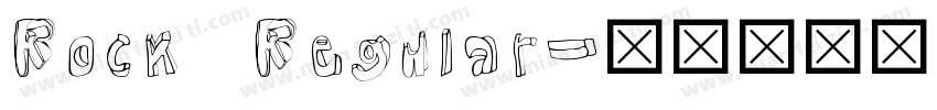 Rock Regular字体转换